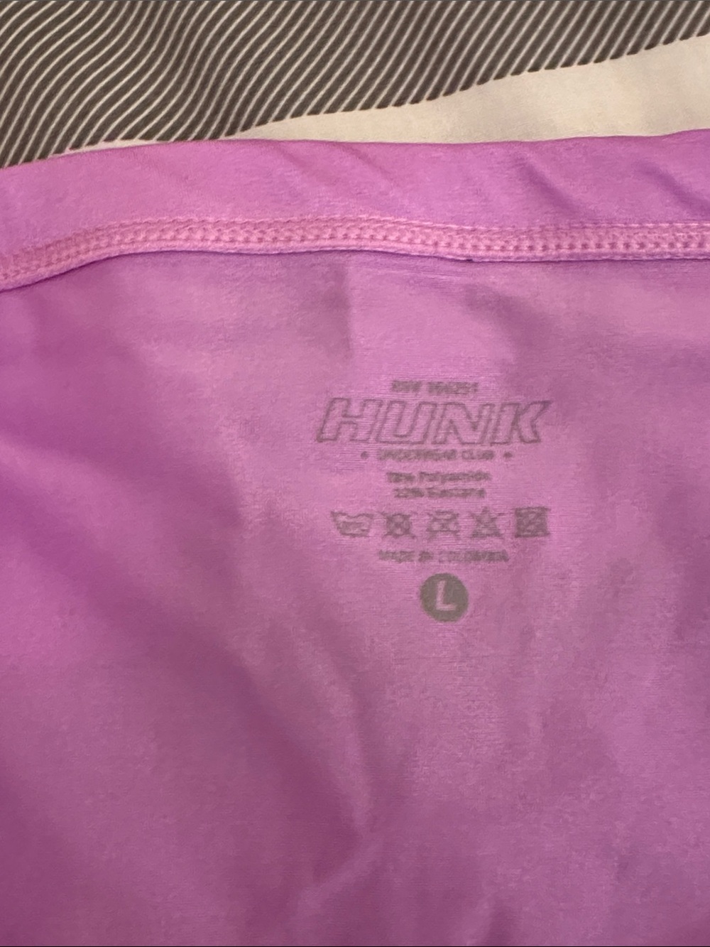 GENTLY USED Hunk Lilac Swim Brief L - Picture 3 of 5